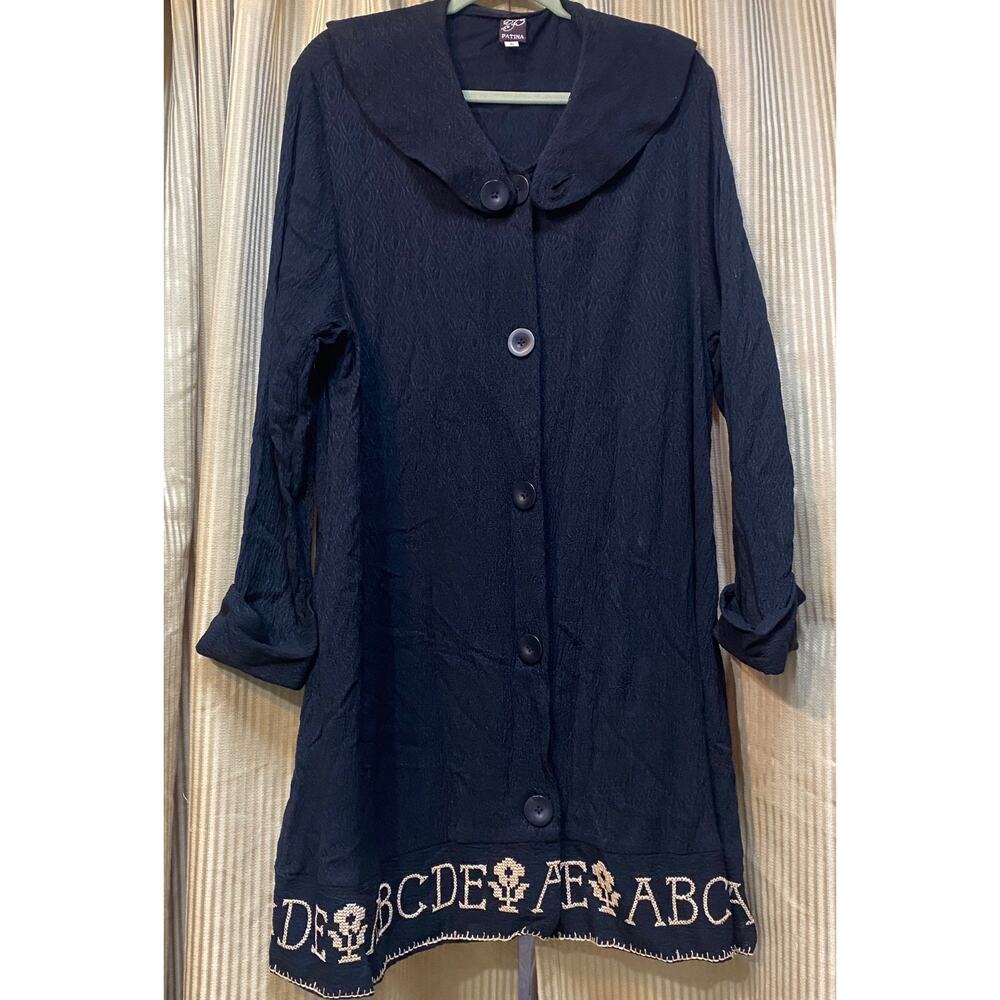 Miss Patina Maxi Dress ALPHABET Size Large Roomy Fit Teacher